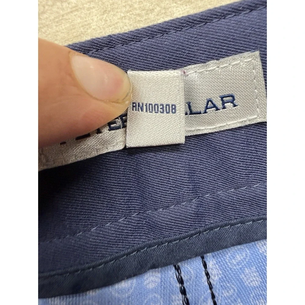 Peter Millar Crown Sport EB66 Performance Golf Pants Mens 35x32 Navy Blue Chino